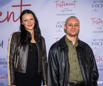 Tapis rouge du film Testament