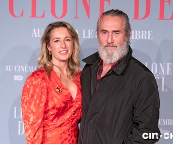 Tapis rouge du film Le cyclone de Noël