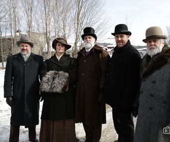Sur le plateau du film Chasse-Galerie