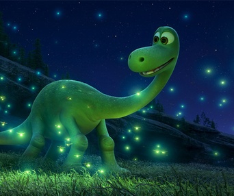 Une scène du film The Good Dinosaure