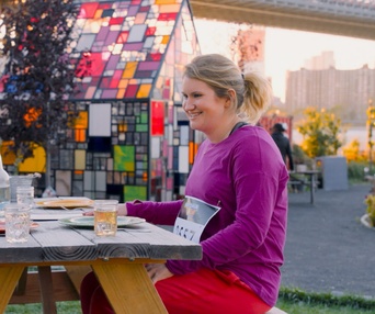 Une scène du film Brittany Run a Marathon
