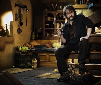 Sur le plateau du film The Hobbit: An Unexpected Journey