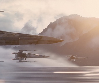 Une scène du film Star Wars: The Force Awakens