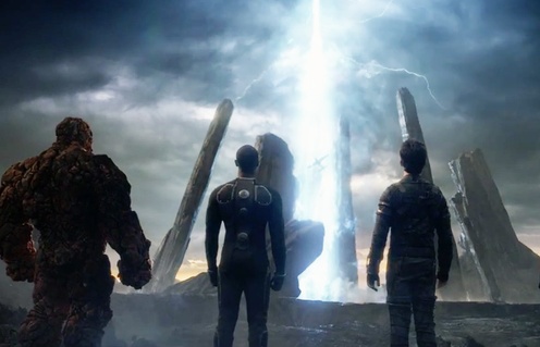 Une scène du film The Fantastic Four