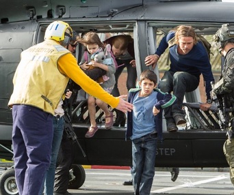 Une scène du film World War Z