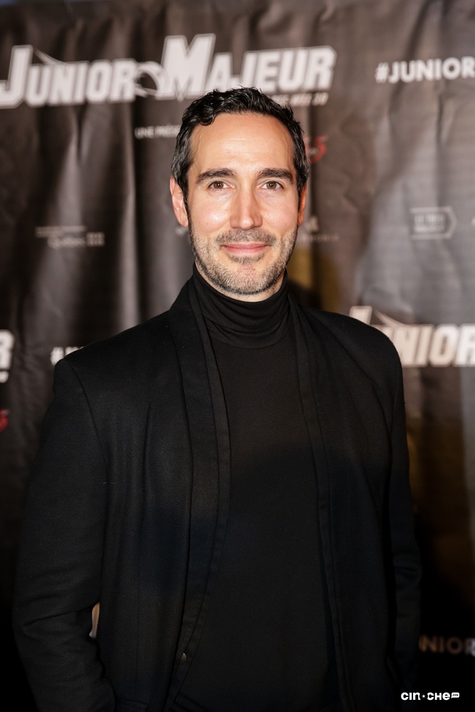Sur le tapis rouge du film Junior majeur
