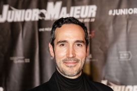 Sur le tapis rouge du film Junior majeur
