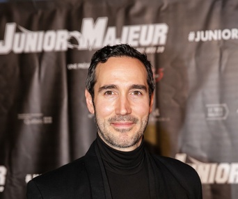 Sur le tapis rouge du film Junior majeur