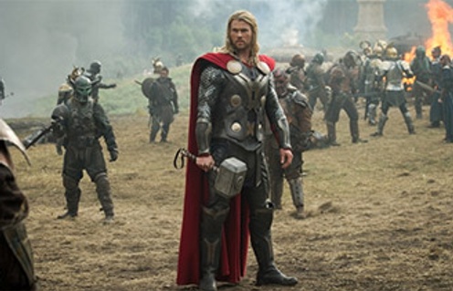 Une scène du film Thor: The Dark World