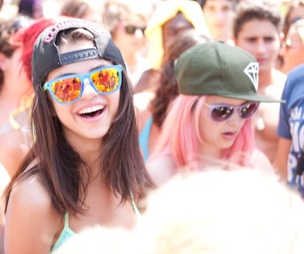 Une scène du film Spring Breakers