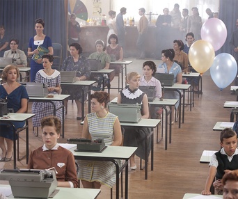 Une scène du film Populaire