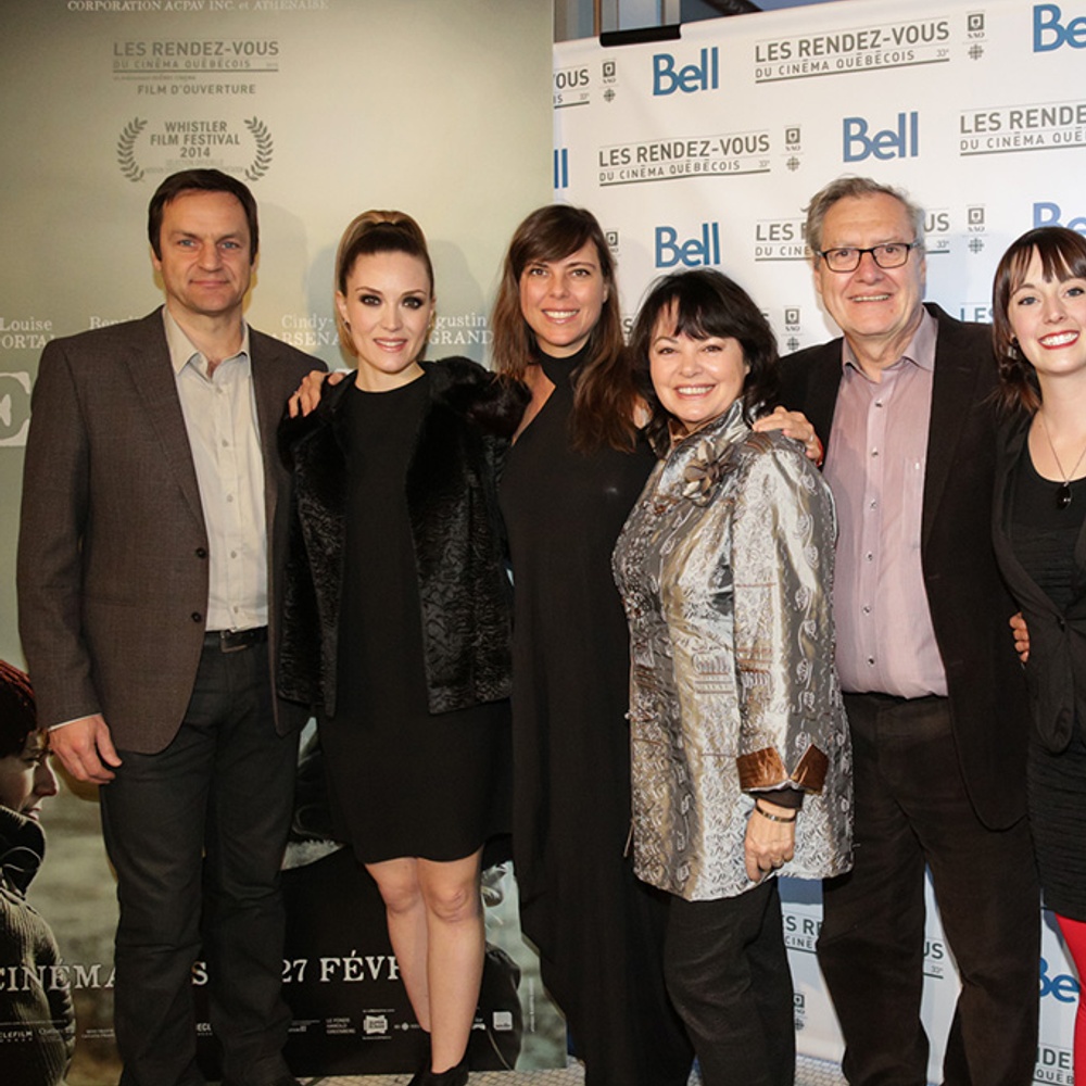 Sur le tapis rouge du film Les loups