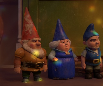 Une scène du film Sherlock Gnomes