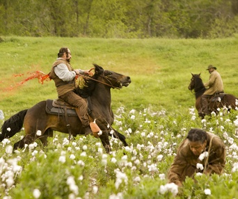Une scène du film Django Unchained