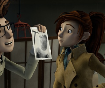 Une scène du film Nelly et Simon : Mission Yéti
