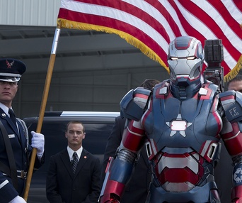 Une scène du film Iron Man 3