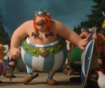 Une scène du film Astérix, le secret de la potion magique