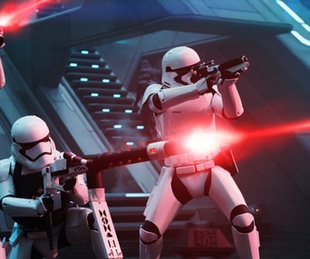 Une scène du film Star Wars: Episode VII - The Force Awakens