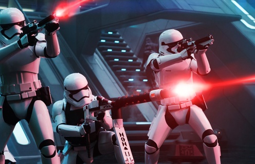 Une scène du film Star Wars: Episode VII - The Force Awakens