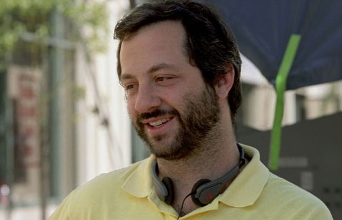 Judd Apatow sur le plateau du film Anchorman: The Legend of Ron Burgundy