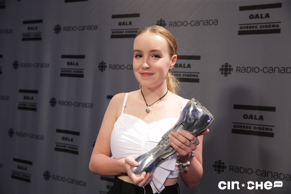 Dans la salle de presse du Gala Québec Cinéma 2019