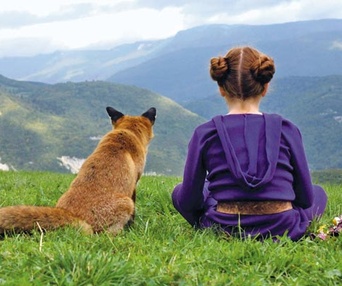 Scène du film Le renard et l'enfant