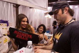 Sur le plateau du film Machete Kills Sur le plateau du film Machete Kills