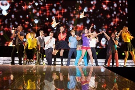 Une scène du film Glee: The 3D Concert Movie