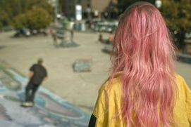 Une scène du film Lola vers la mer Une scène du film Lola vers la mer