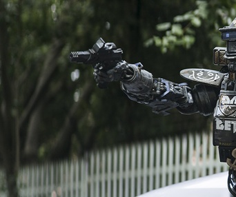 Une scène du film Chappie