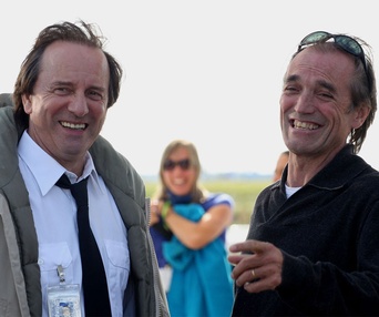 Sur le plateau du film Piché : Entre ciel et terre