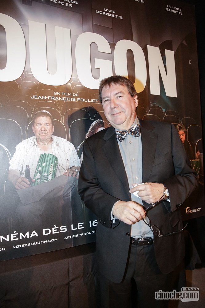 Sur le tapis rouge du film Votez Bougon