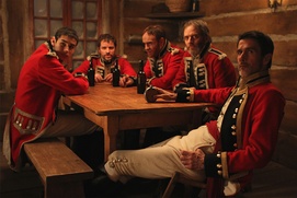 Une scène du film Rouge sang