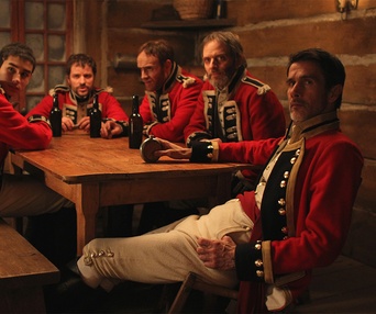Une scène du film Rouge sang