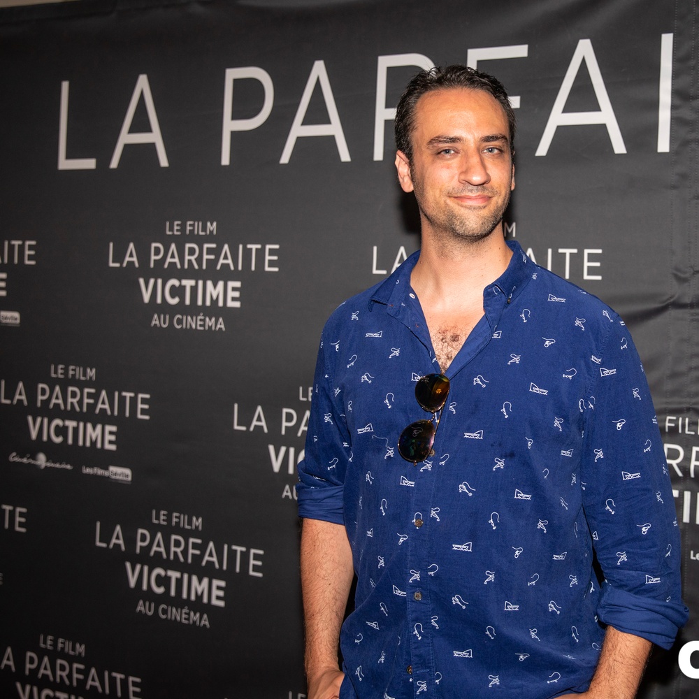 Sur le tapis rouge du film La parfaite victime