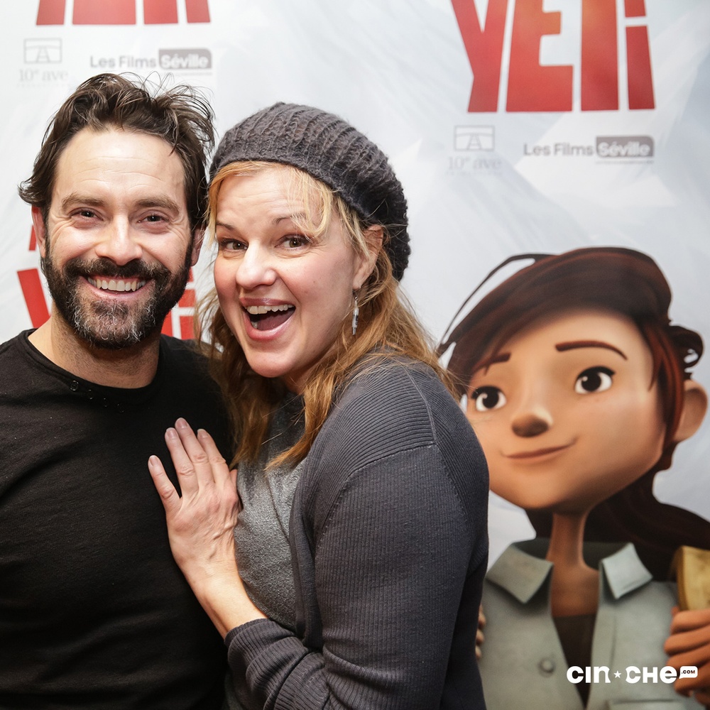 Sur le tapis rouge du film Nelly et Simon : Mission Yéti