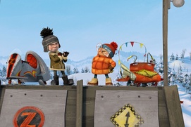 Une scène du film La course des tuques