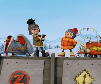 Une scène du film La course des tuques