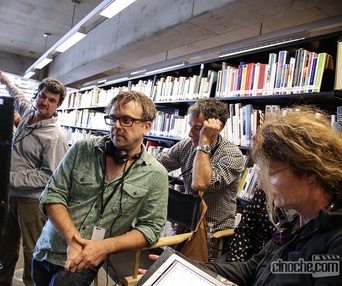 Sur le plateau de Les maîtres du suspense