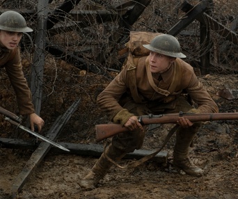 Une scène du film 1917