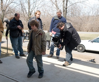 Sur le plateau du film 10 1/2