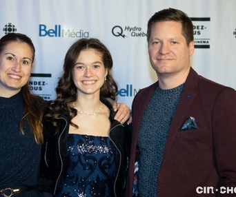 Sur le tapis rouge du film Frontières