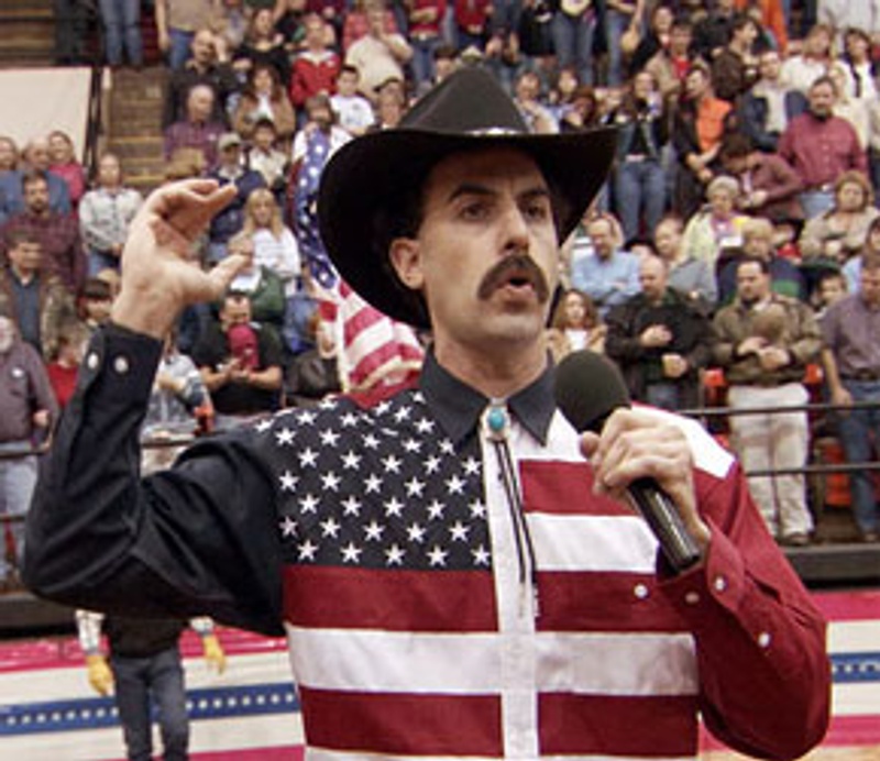 Sasha Baron Cohen dans Borat