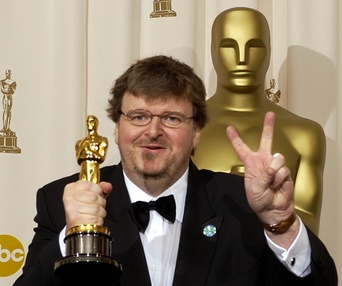 Scène du film Michael Moore : Ange ou démon?