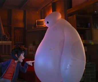 Une scène du film Big Hero 6