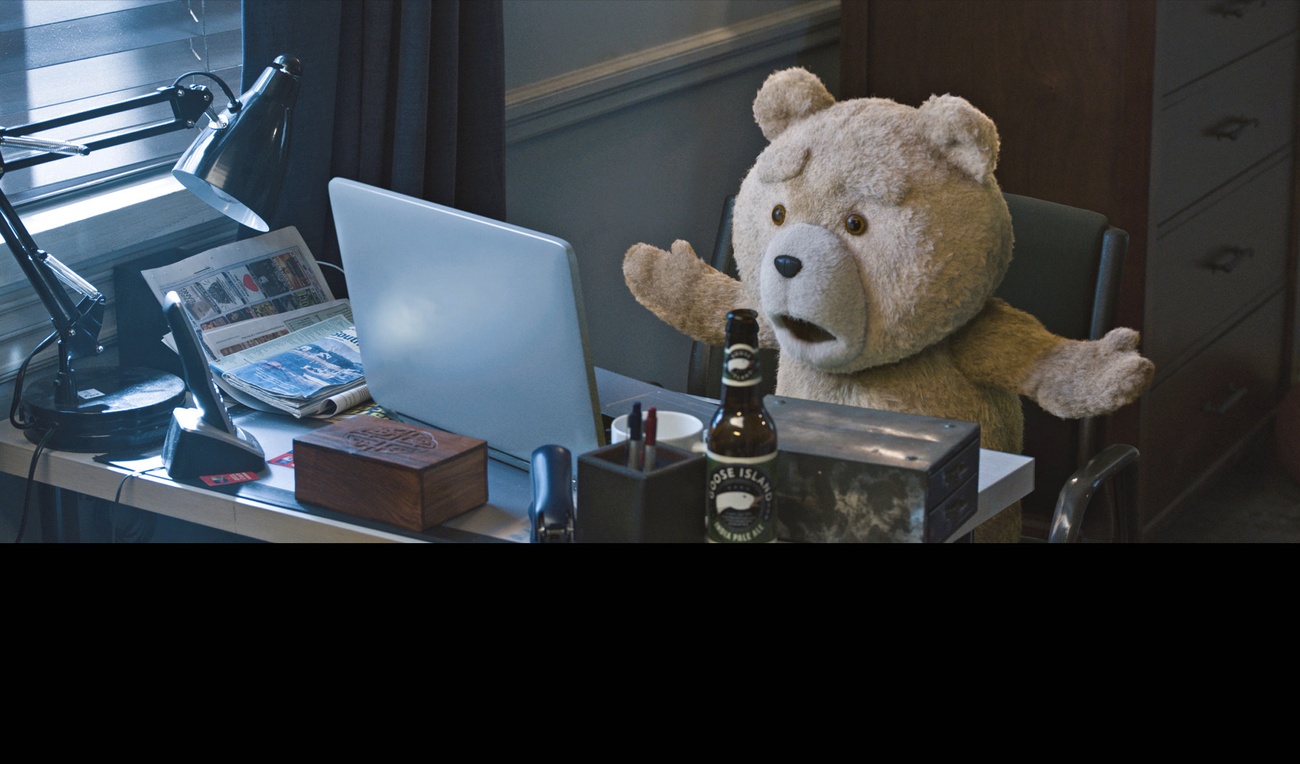 Box-office : Ted 2 arrive en 3e place derrière Jurassic World et Inside Out