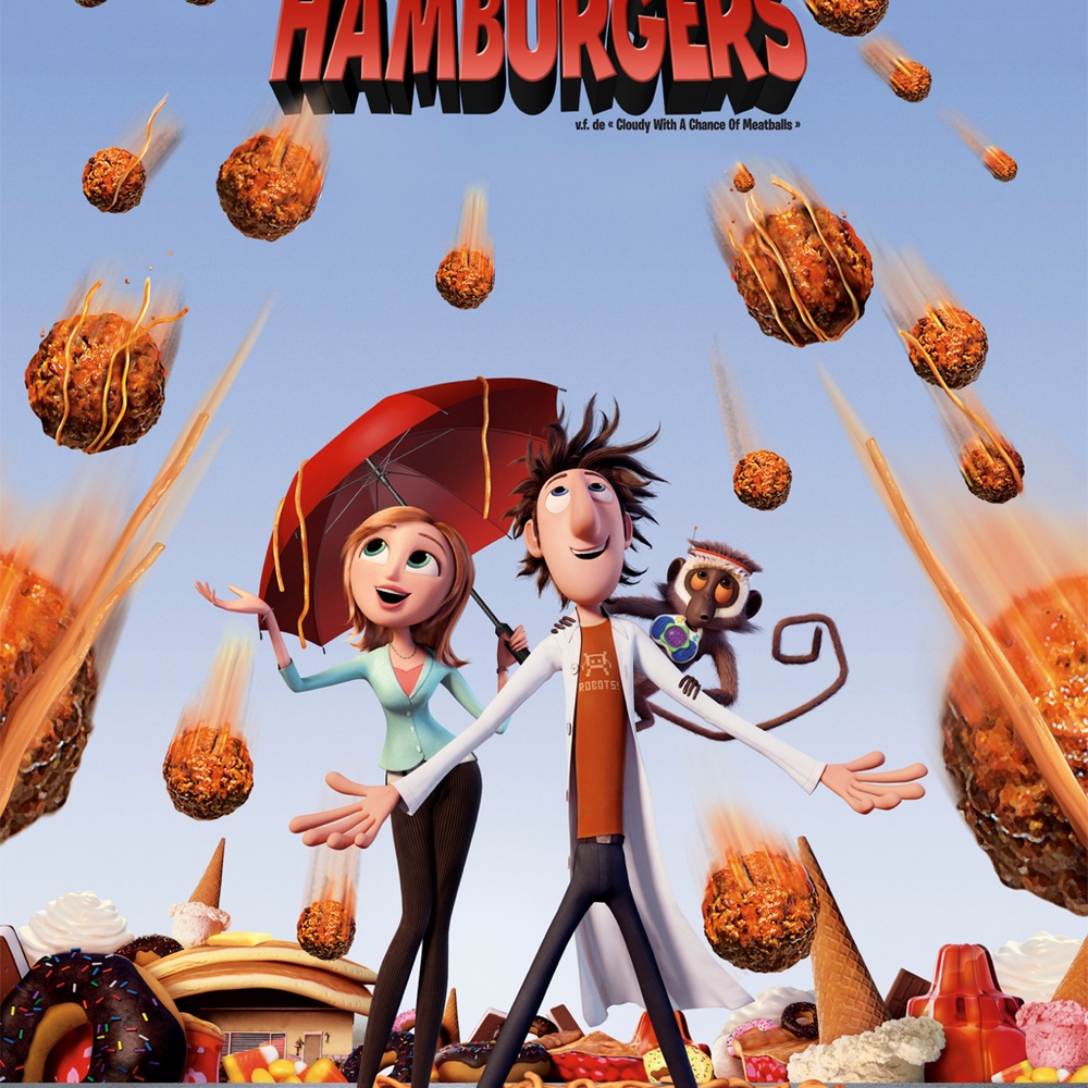 Affiche du film Il pleut des hamburgeurs