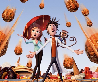 Affiche du film Il pleut des hamburgeurs