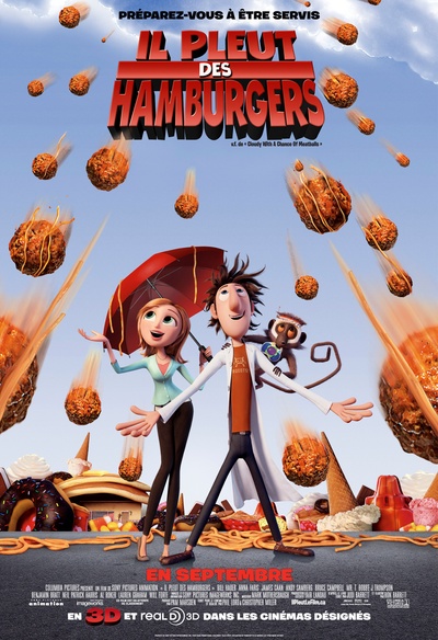 Affiche du film Il pleut des hamburgeurs