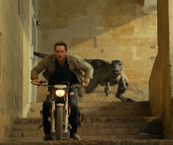 Une scène du film Jurassic World: Dominion